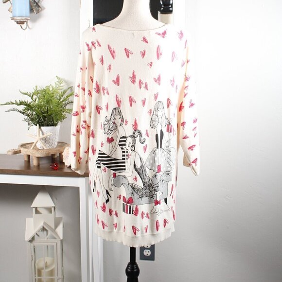 Mesh + Lace Lightweight Sweater - XL - Picture 2 of 6